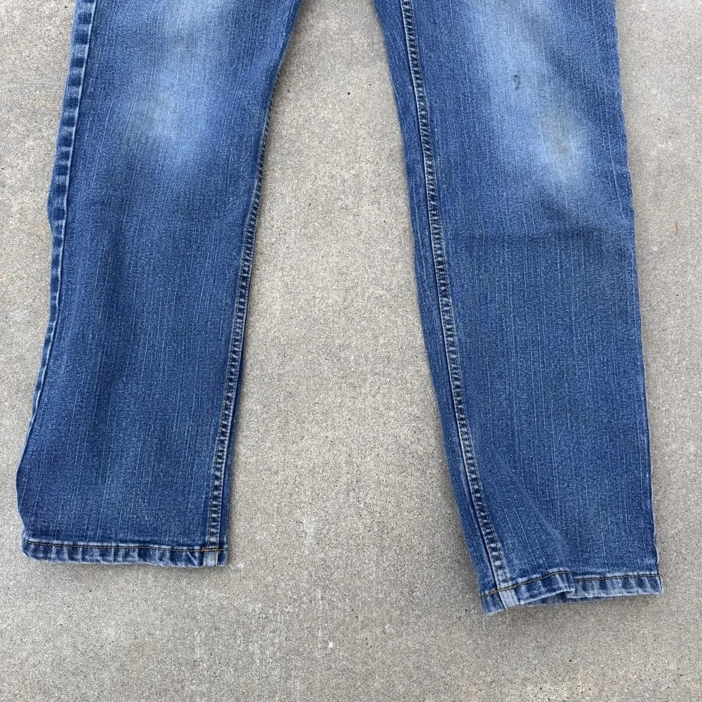 Y2K Unicorno Uomo‎ Italia Jeans Mens 34x30 Blue Denim Straight Leg Made in Italy